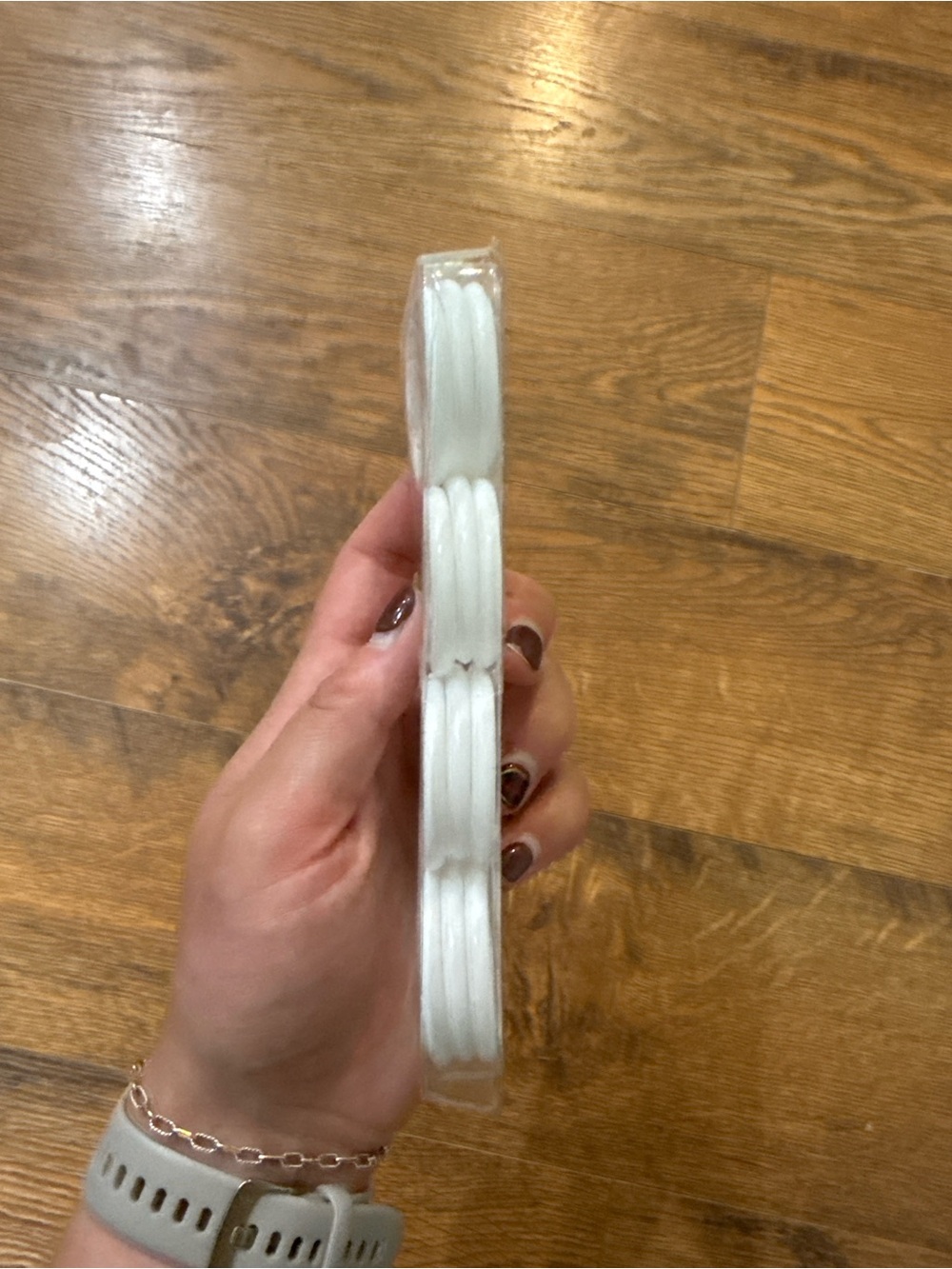 White Plastic Shower Rings - 12 - Picture 2 of 2